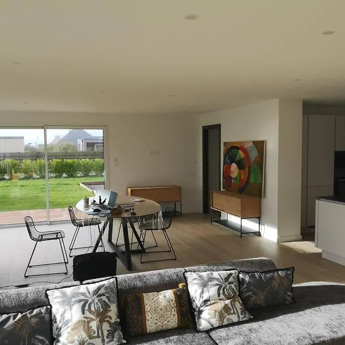 Maison Moderne Et Lumineuse A 5 Minutes A Pied Des Plages Landunvez 別荘